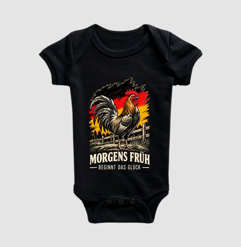 Morgens früh beginnt das Glück - Body Infantil
