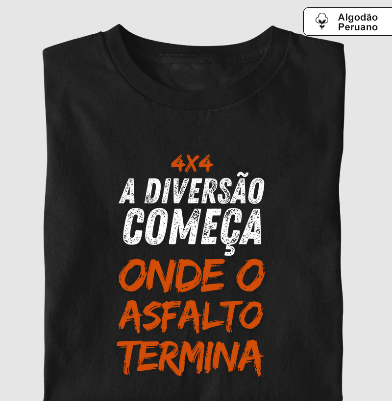 A diversão começa onde o asfalto termina