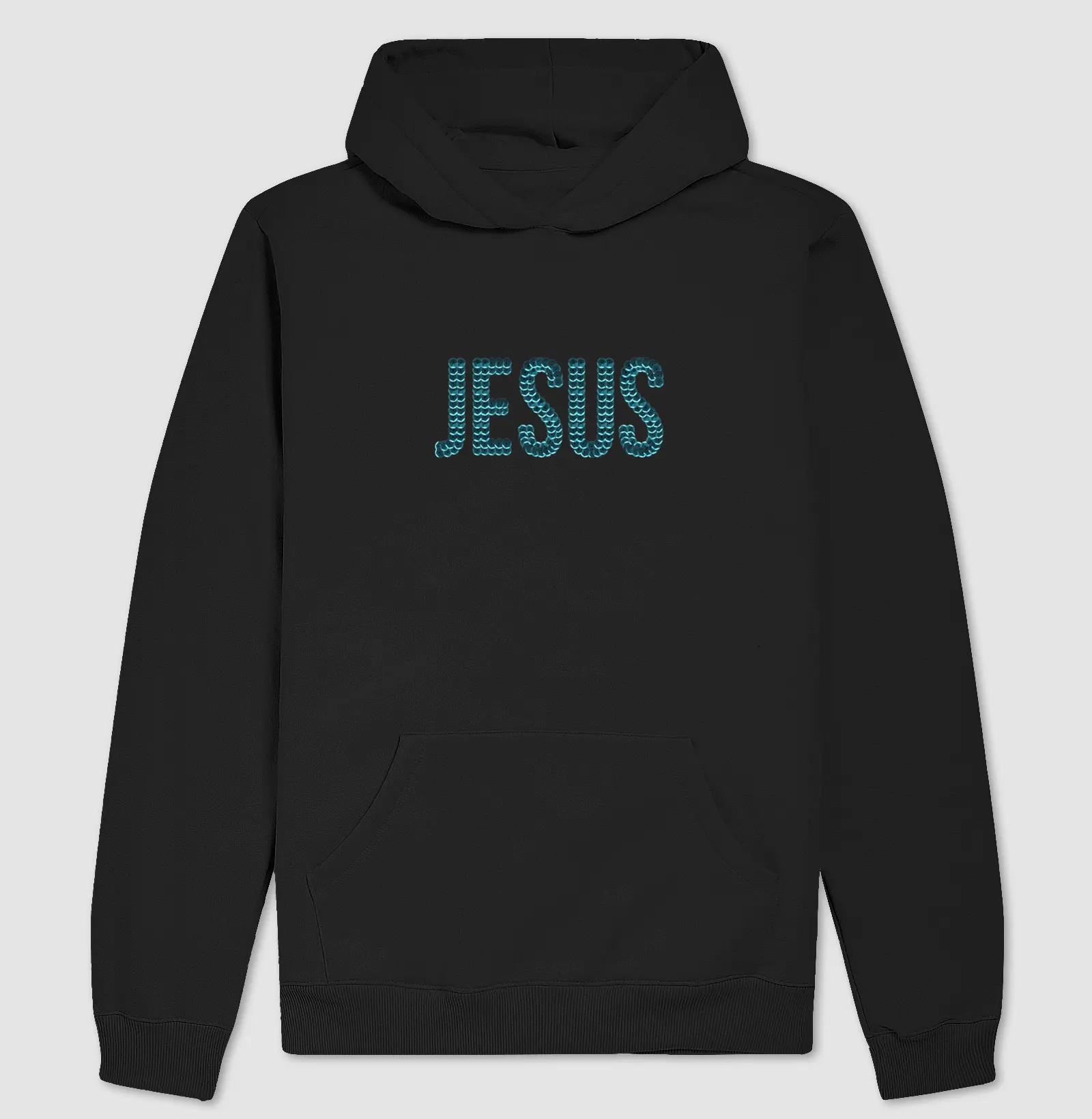 Moletom com capuz e sem cadarço Jesus