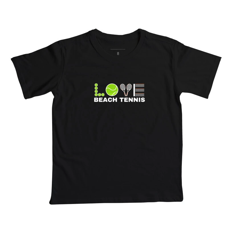 Camiseta Infantil Love Beach Tennis