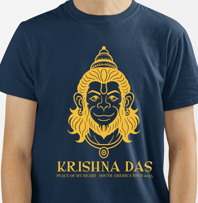 Hanuman Head - Camiseta - Estampa Amarela