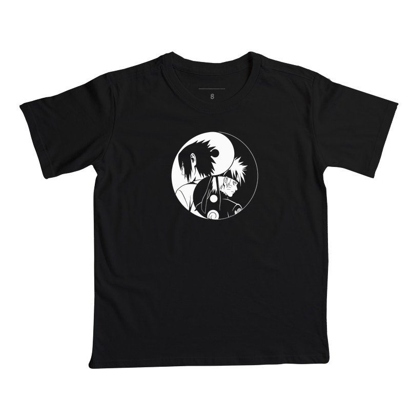 Naruto & Sasuke – Yin e Yang - Camiseta Infantil