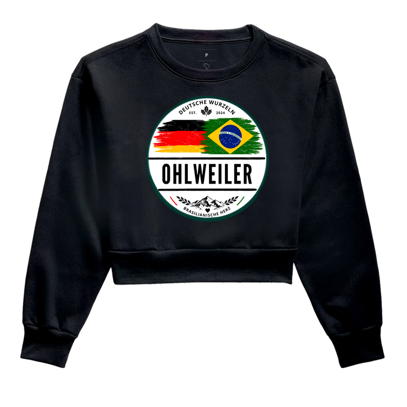Ohlweiler  - Cropped Moletom