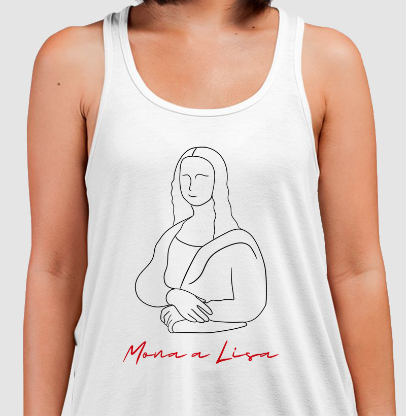 Camiseta Regata - Monalisa