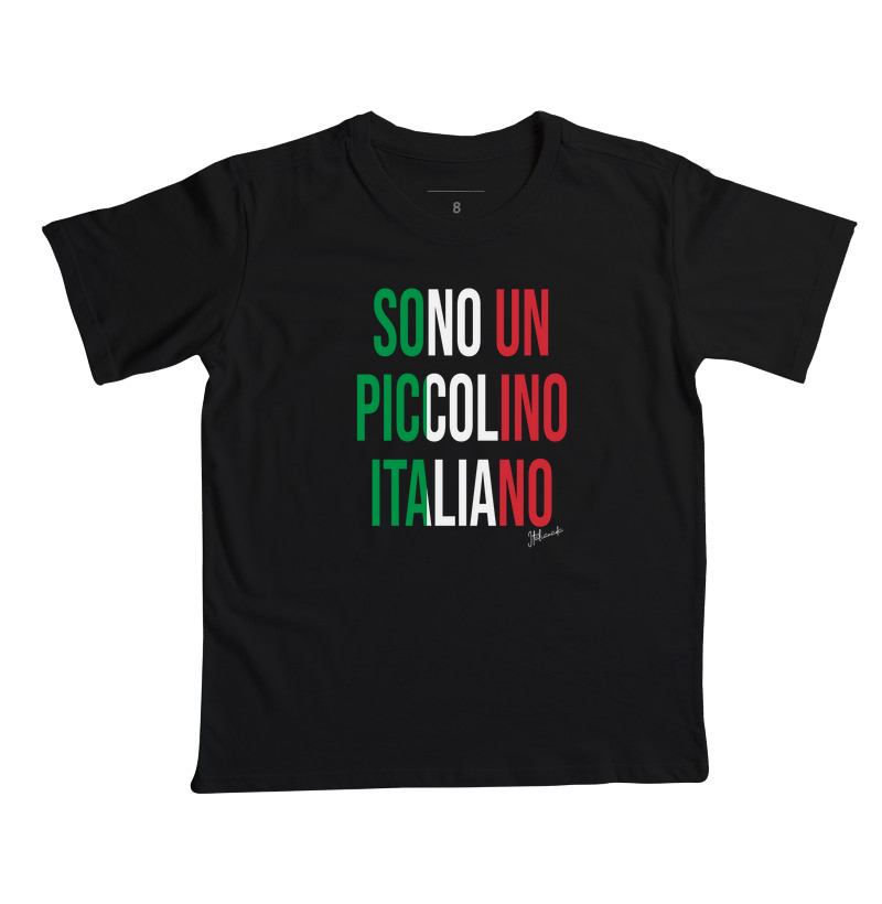 SOU UM ITALIANINHO CAMISETA INFANTIL