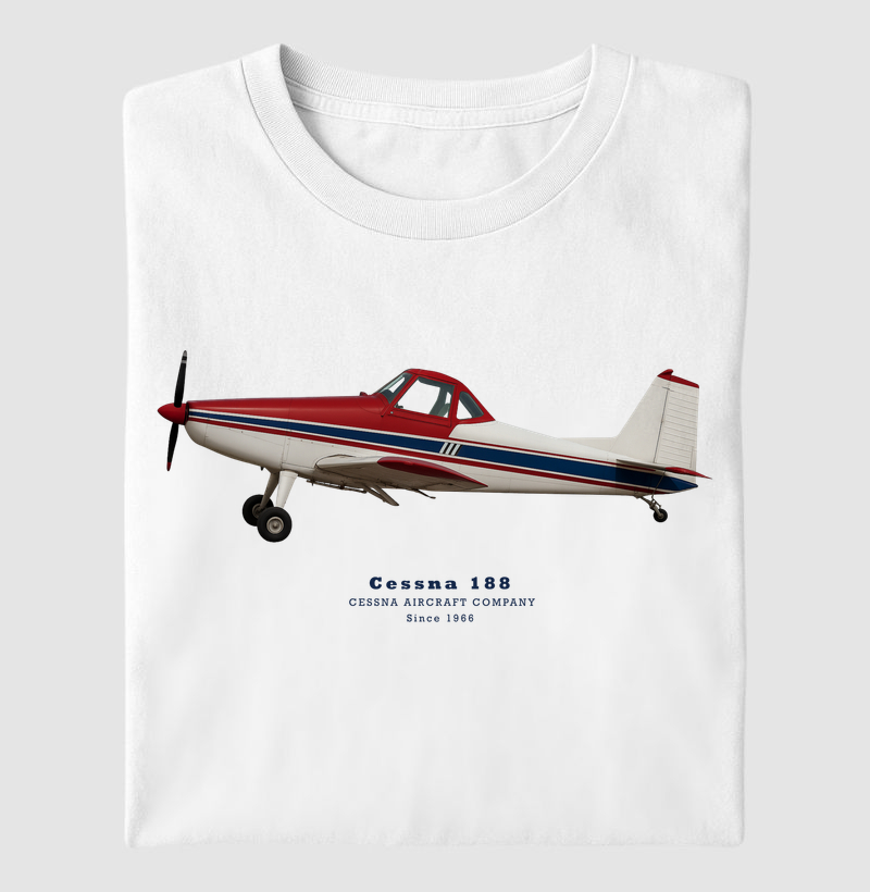 Cessna 188 - Vermelho e Azul
