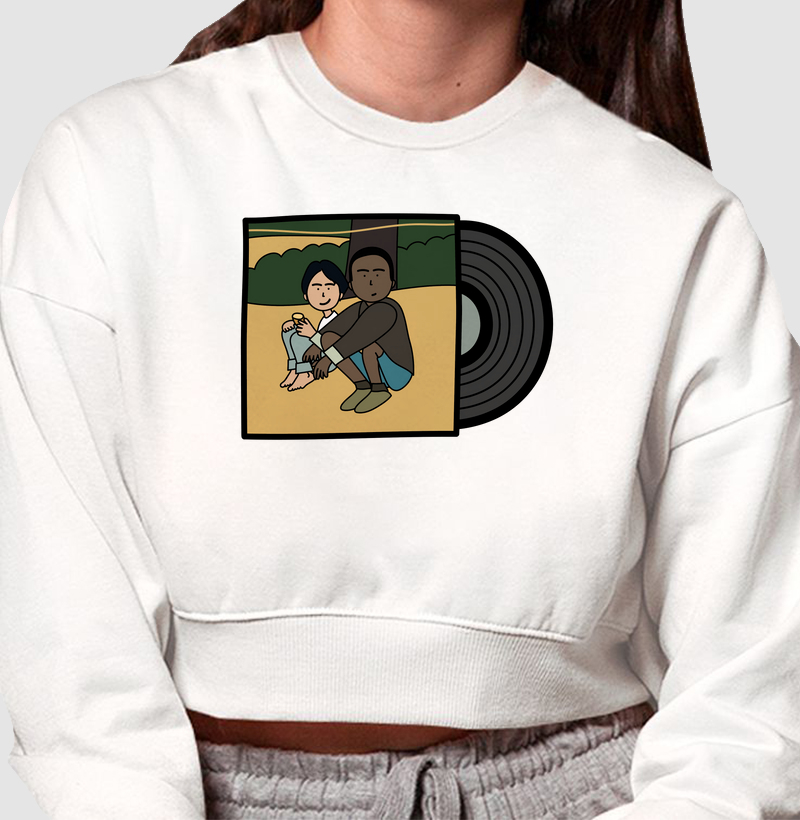 Cropped Moletom Inspiração Clube da Esquina