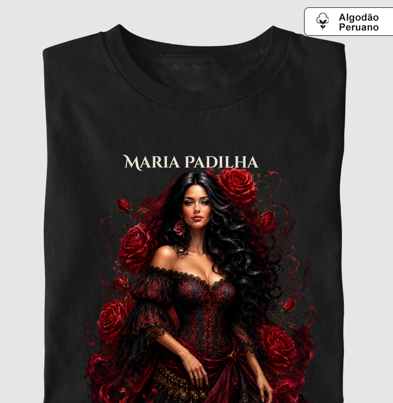 Maria Padilha - Vr. - Camiseta Algodão Peruano