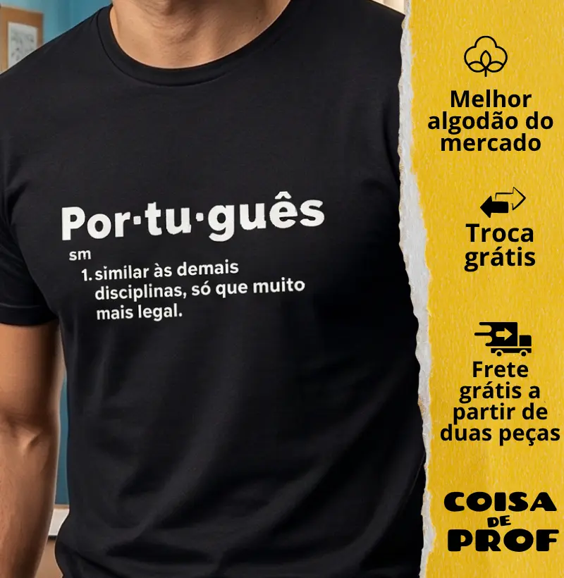 Camiseta Verbete Português