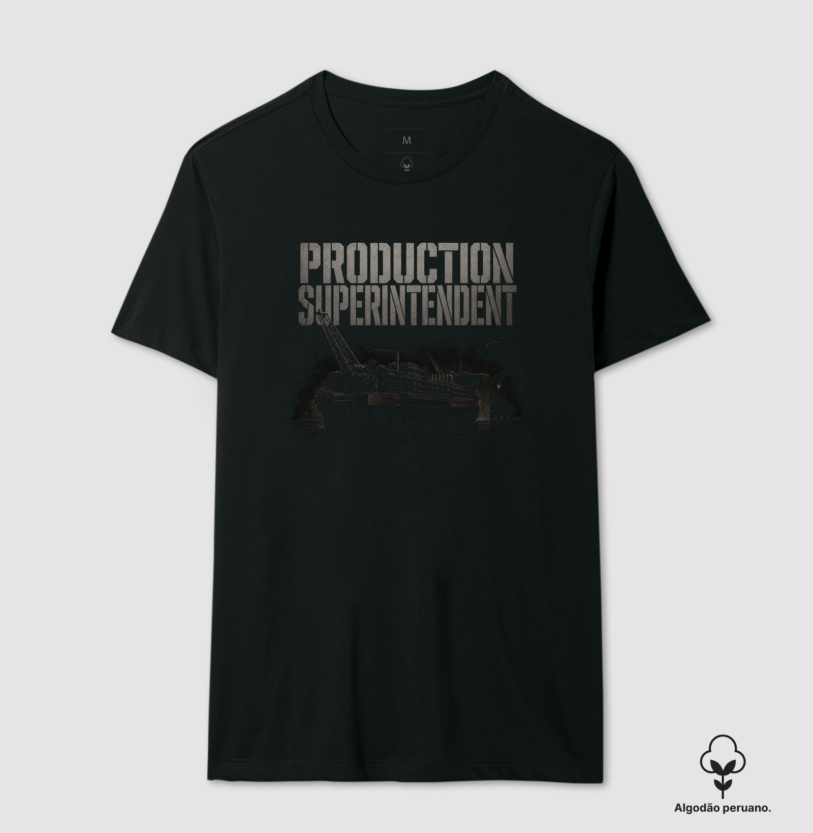 Production Superintendent Offshore 1 - Camiseta Algodão Peruano