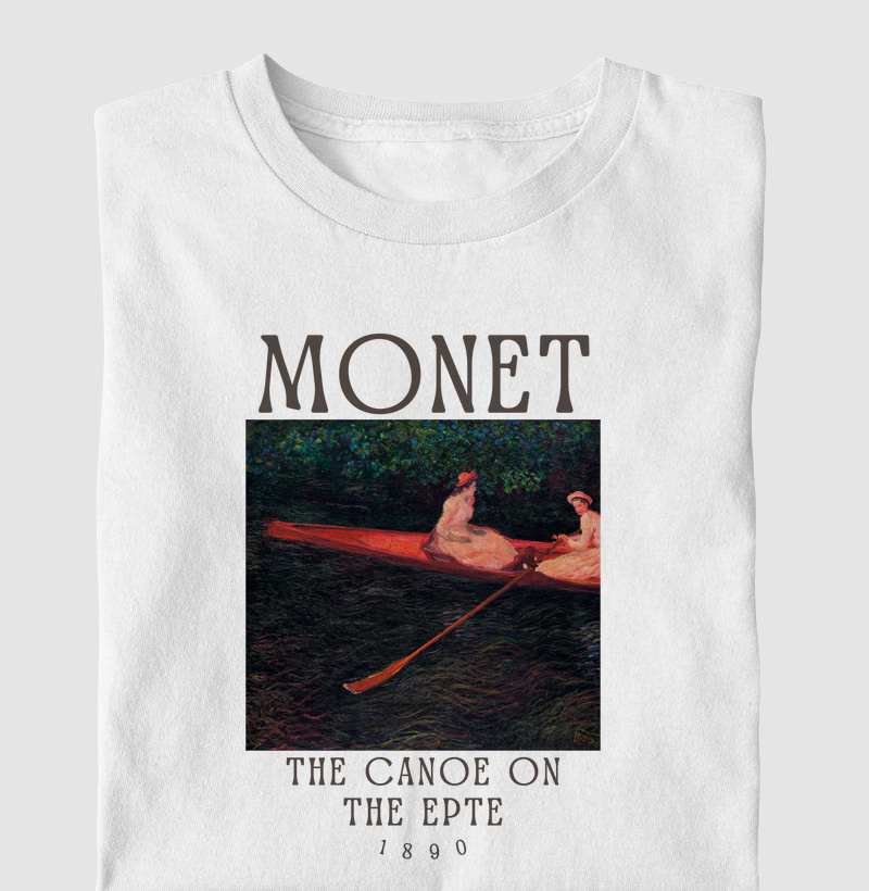 The Canoe on the Epte (1890) - Claude Monet