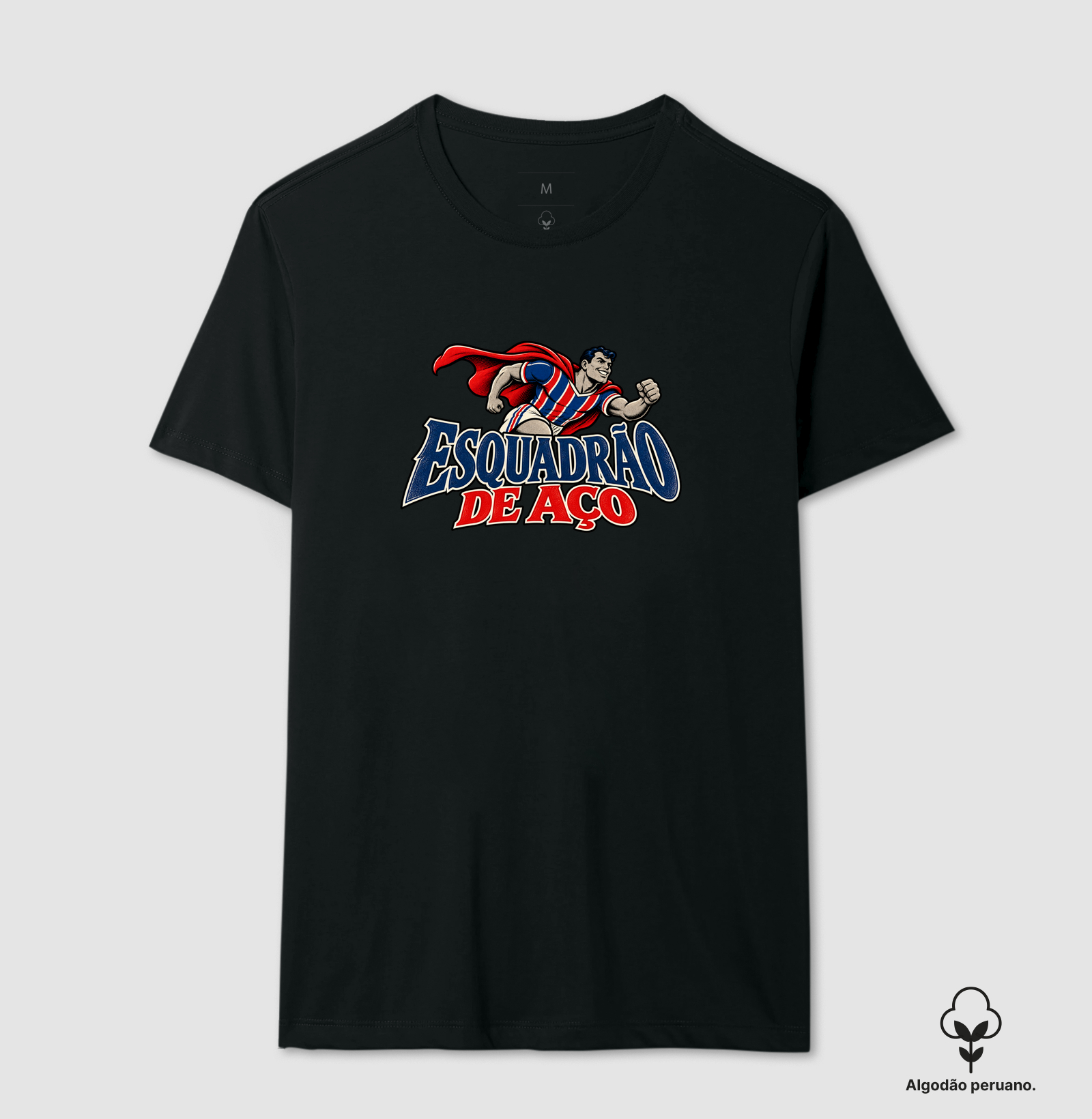 ESQUADRÃO DE AÇO - Camiseta Algodão Peruano