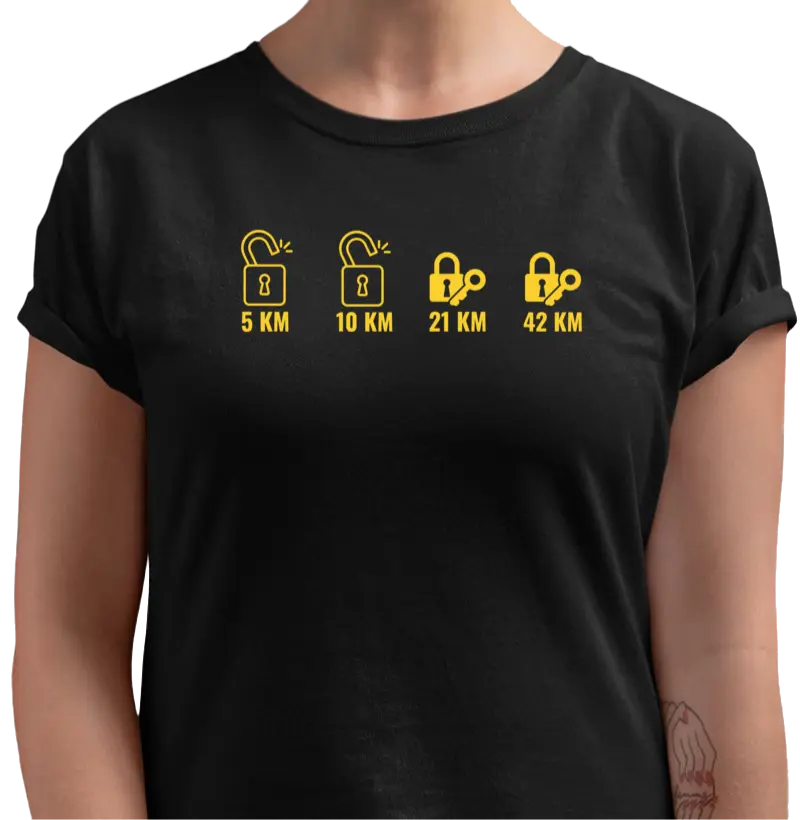 Cadeados 10km amarelo