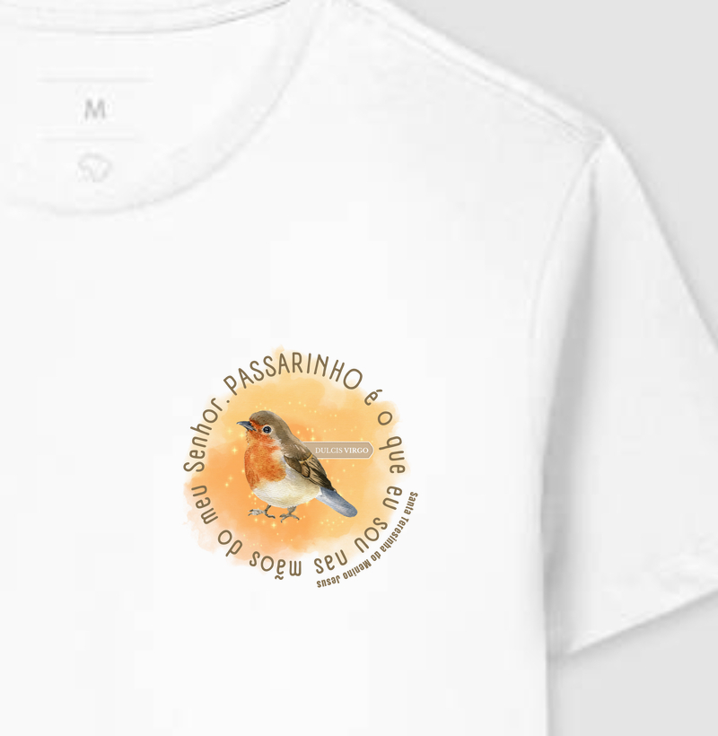 "Passarinho é o que eu sou nas mãos do meu Senhor."