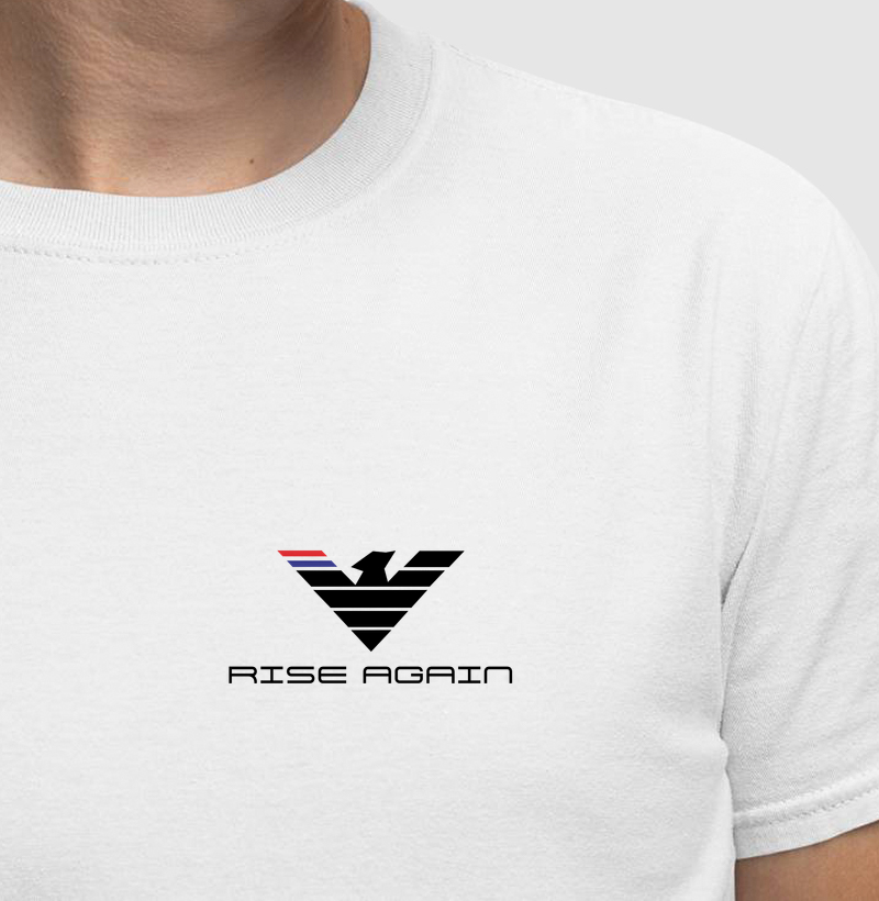 A estampa "Rise Again" é uma celebração da liderança e da força interior. Inspirada na majestade da águia, símbolo universal de poder, visão e liberdade, a arte transmite a energia de quem lidera com coragem e transforma desafios em oportunidades.