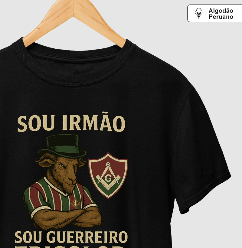 Camiseta Algodão Peruano Guerreiro Tricolor 2 - Mr. GADU