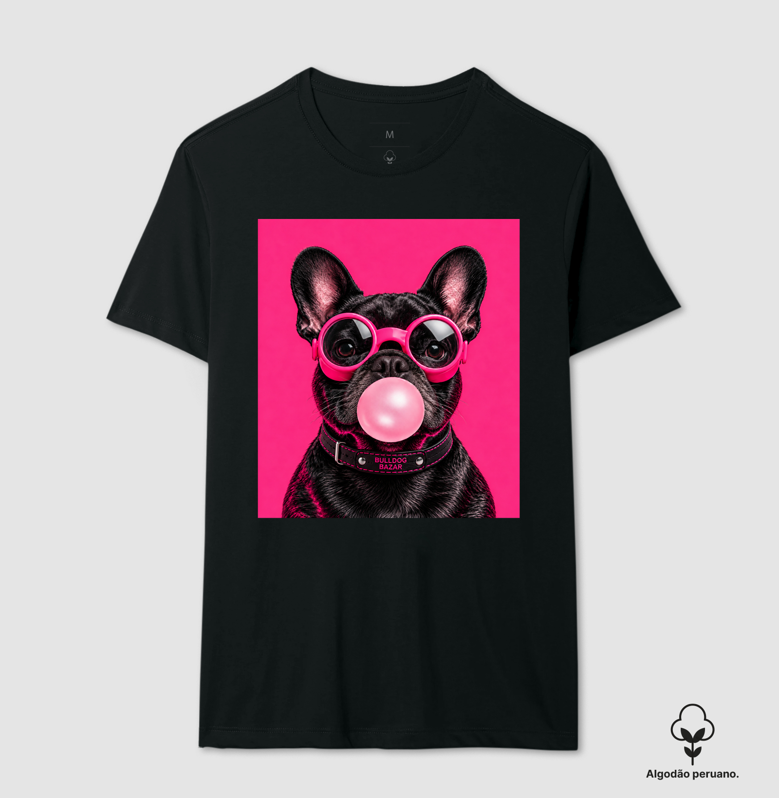 Frances - Chiclete - Camiseta Algodão Peruano