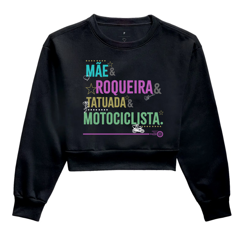 Mãe, Roqueira, Tatuada, Motociclista - Color