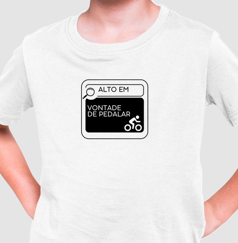 Alto em vontade de pedalar