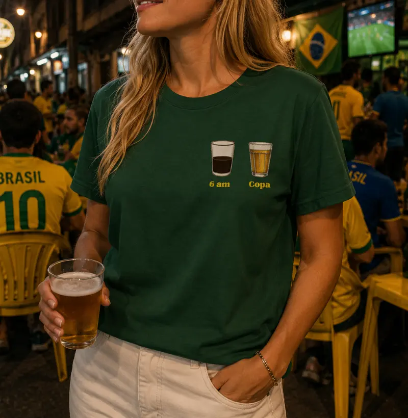 Café de manhã, cerveja na copa