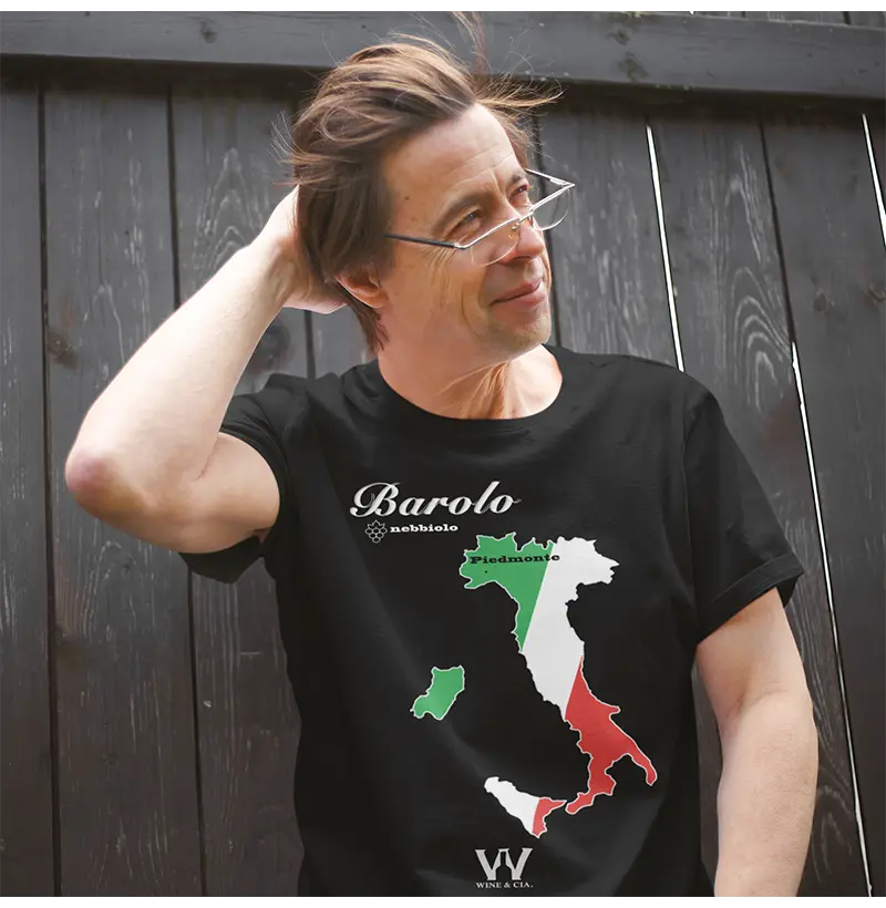 Camiseta DOCG Barolo Regiao Wine e Cia