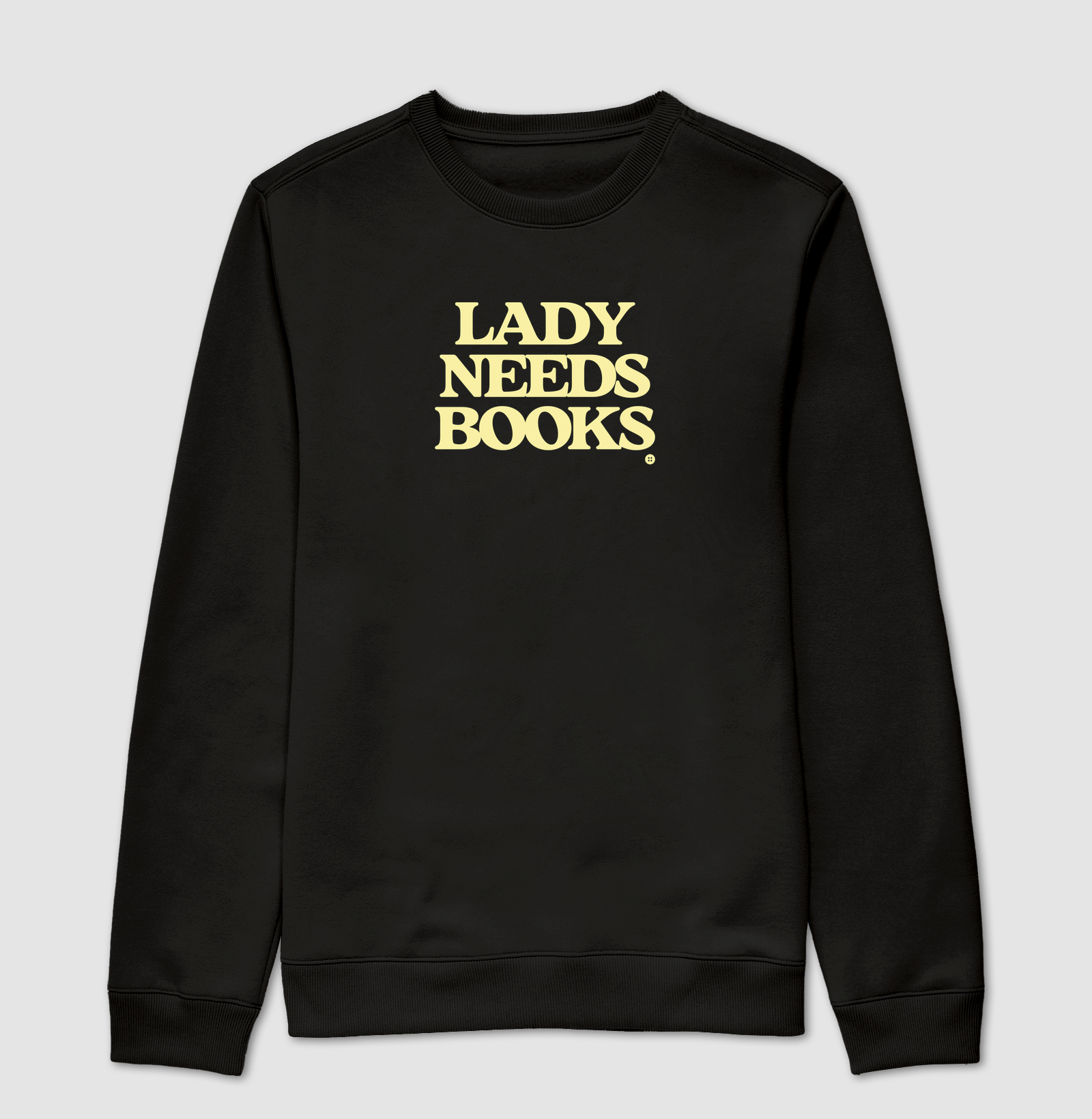 LADY NEEDS BOOK - Suéter Moletom