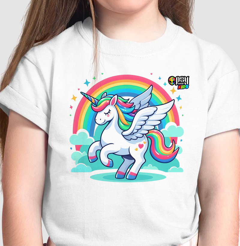 Unicórnio Arco-Íris Mágico
