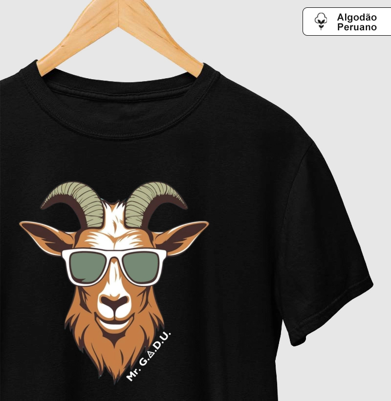 Camiseta Bode Estiloso 4 - Mr. GADU - Algodão Peruano