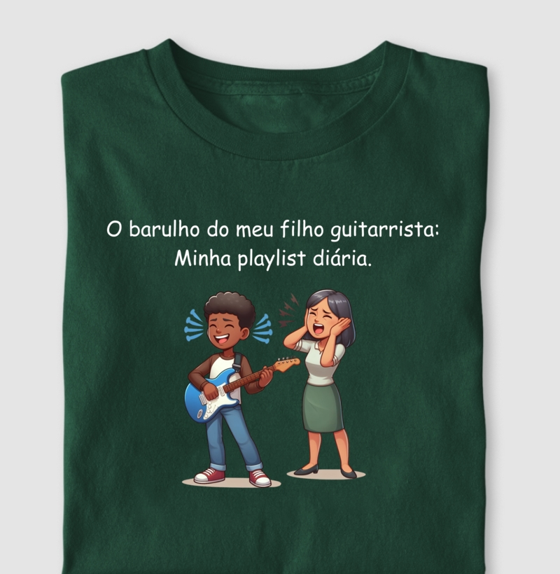 Barulho do filho Guitarrista