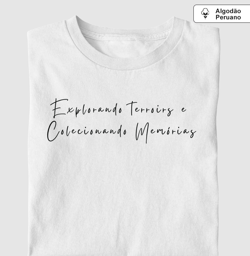 Camiseta Vinho - Explorando Terroirs
