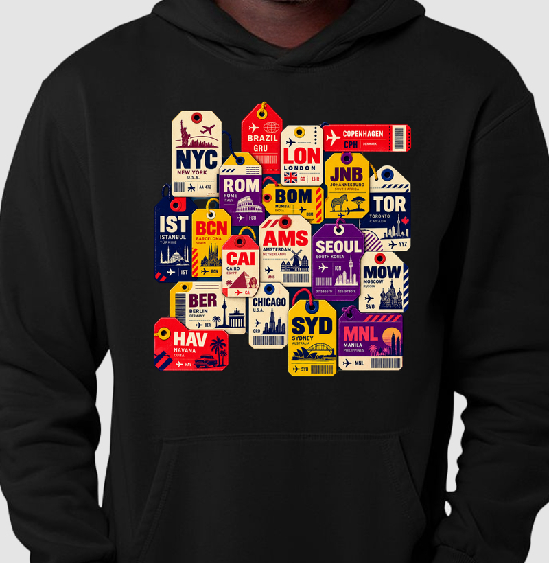 Moletom Etiquetas Nutella