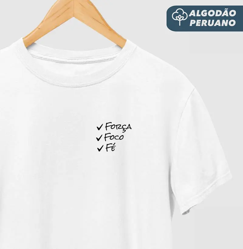  Força Foco Fé Bolso
