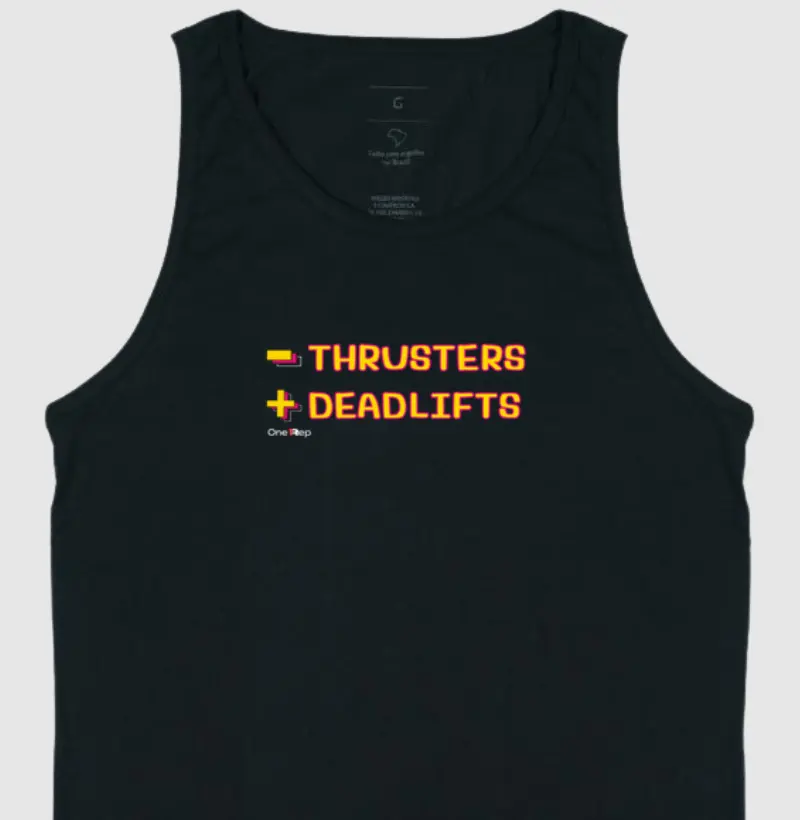 - Thrusters, + Deadlifts