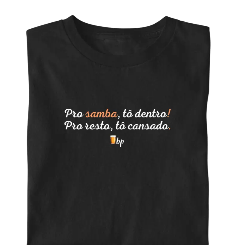Pro samba, tô dentro!