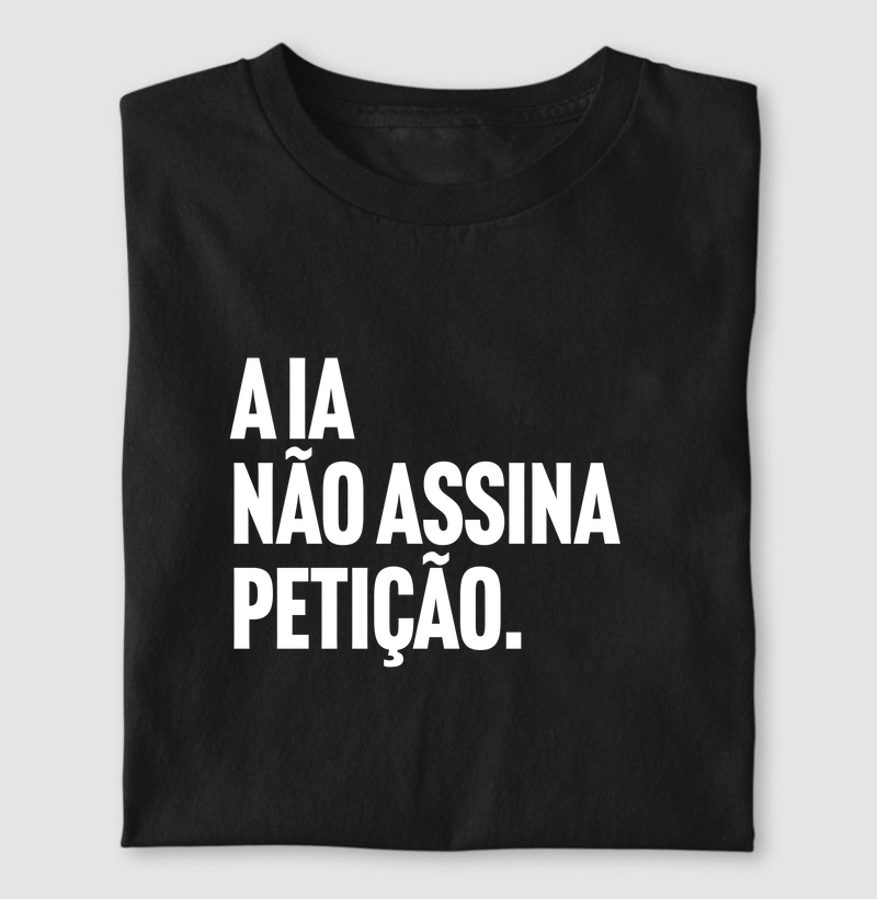 A IA não assina petição