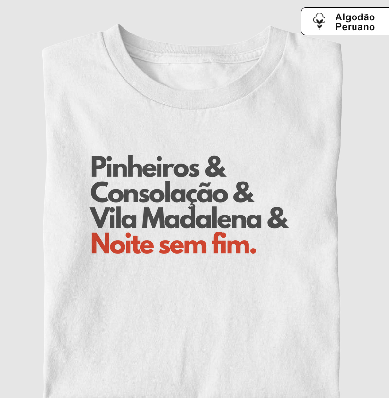 Camiseta Noite sem fim