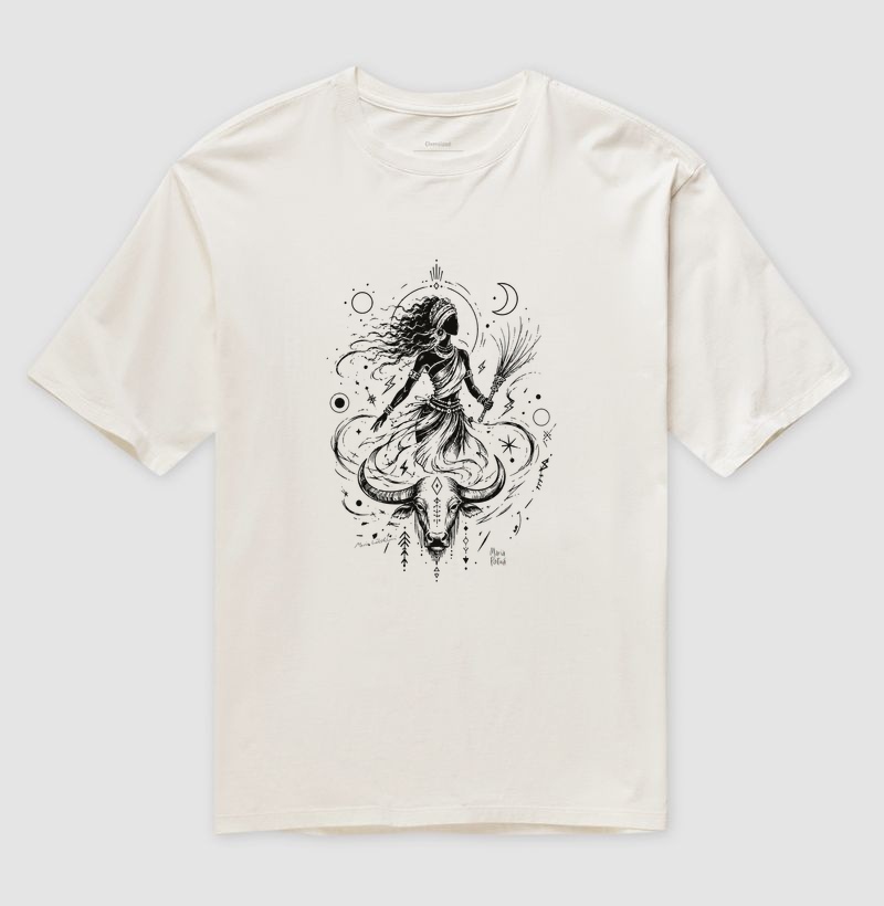 Força de Iansã Maria Patuá - Camiseta Oversized