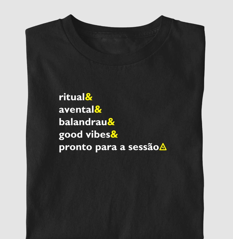 Camiseta Checklist da Sessão