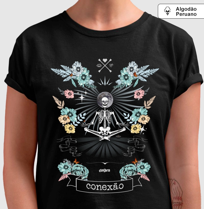 CAMISETA CONEXÃO (ALGODÃO PERUANO)