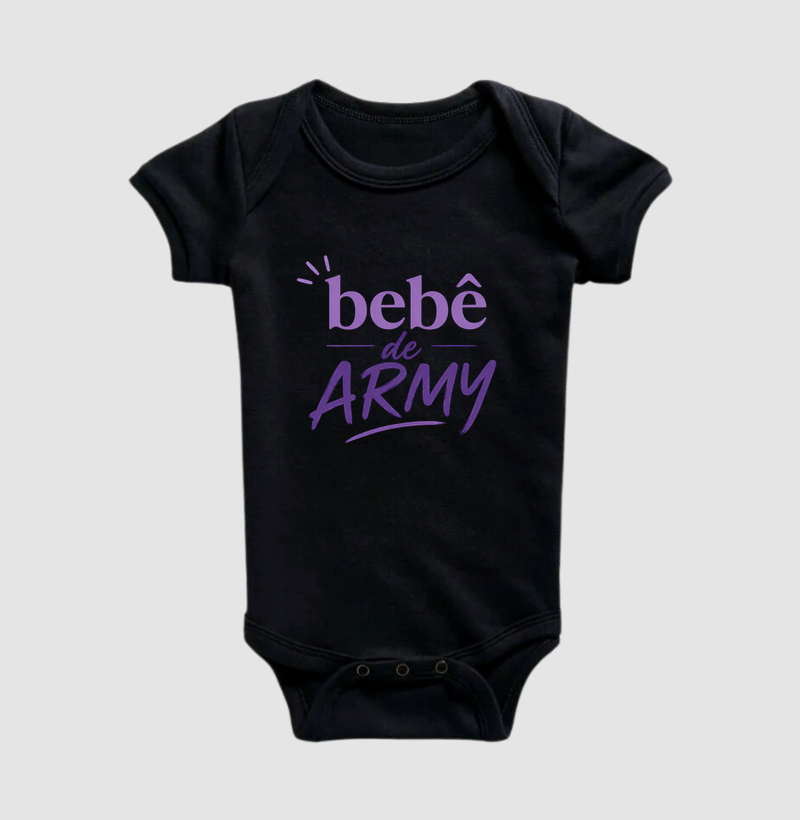 Bebê de Army - Body Infantil