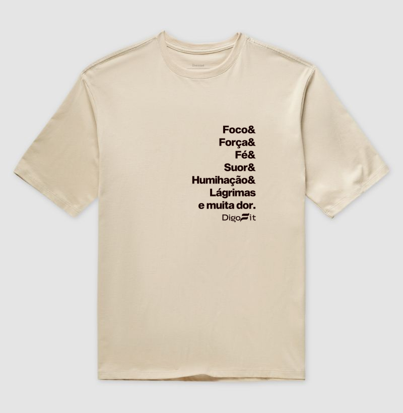 OVERSIZED ACADEMIA FOCO E MUITA DOR