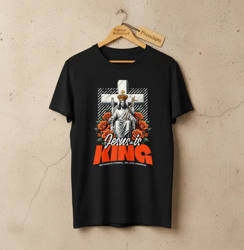 "Jesus is King Trono"