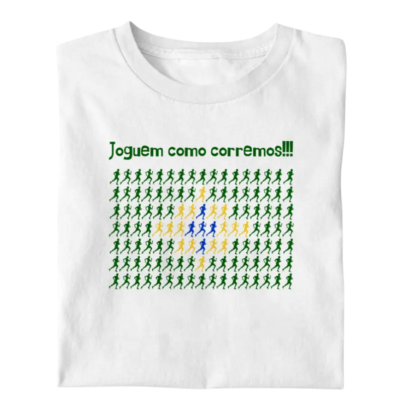 Joguem como corremos - bandeira