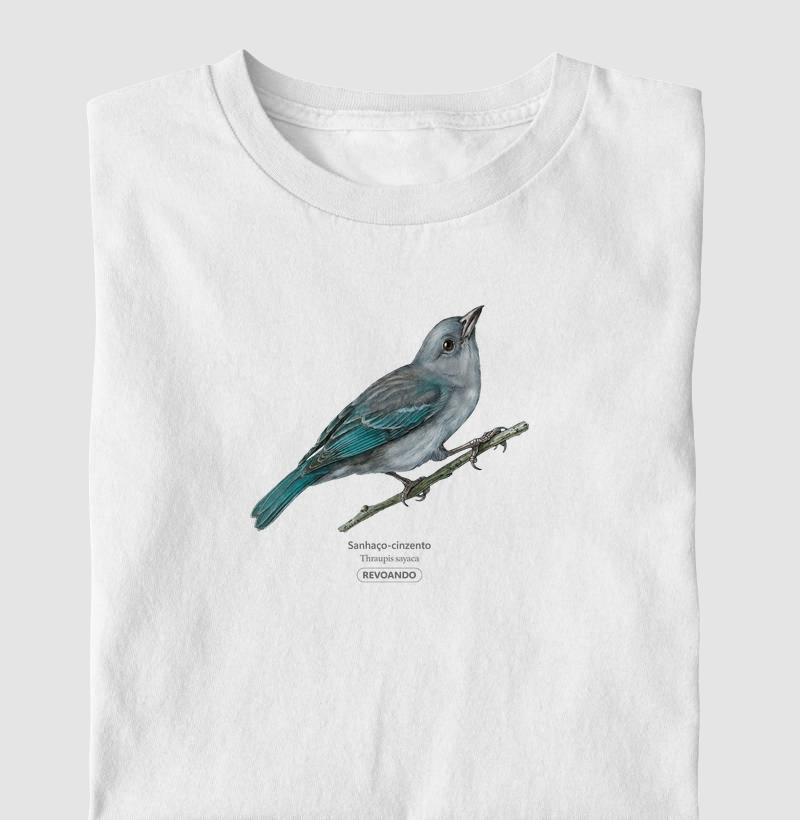 Traços Alados - Sanhaço-cinzento - Infantil