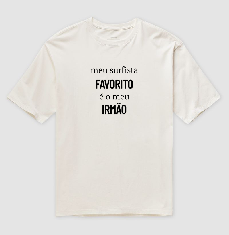 Meu surfista favorito é o meu irmão