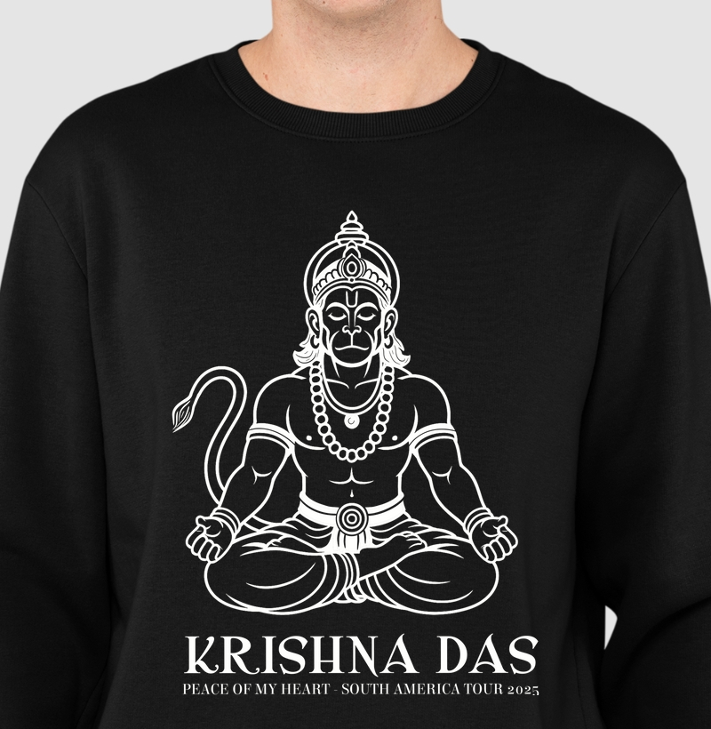 Hanuman - Suéter Moletom - Estampa Branca