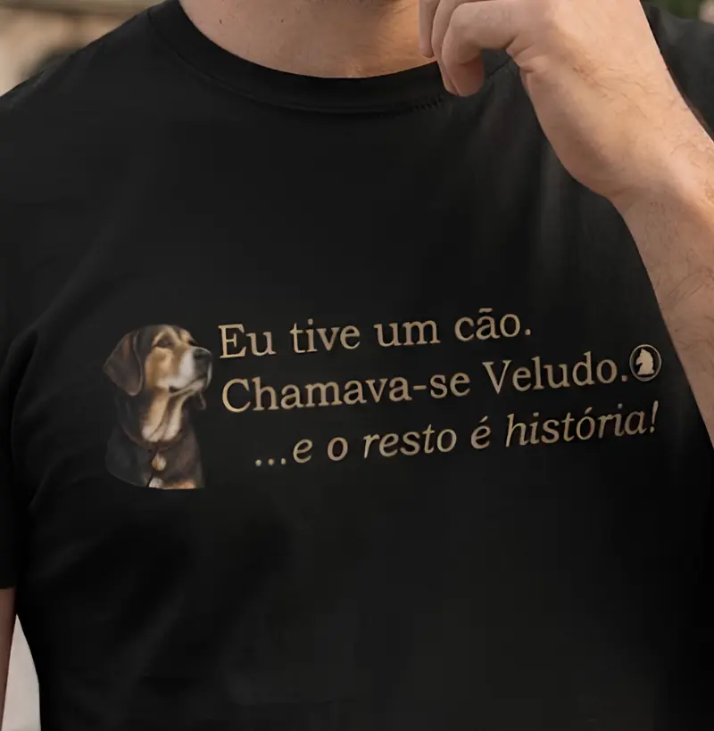 Veludo  - Camiseta
