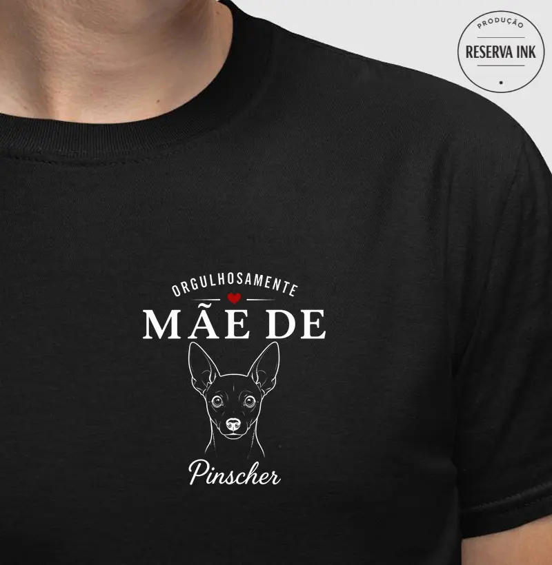 Orgulhosamente Mãe de Pinscher