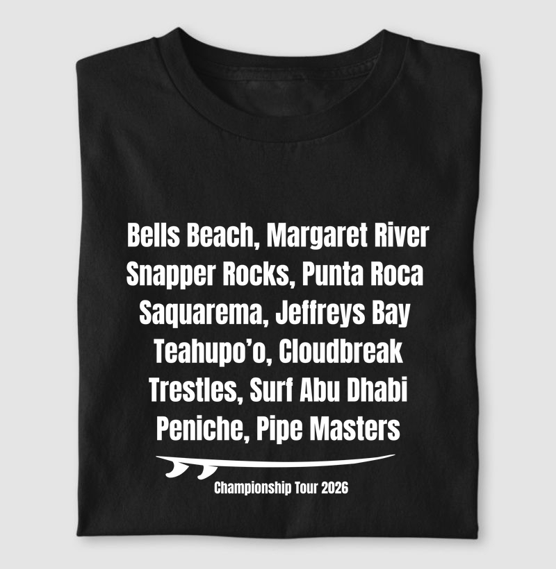 Championship tour 2026