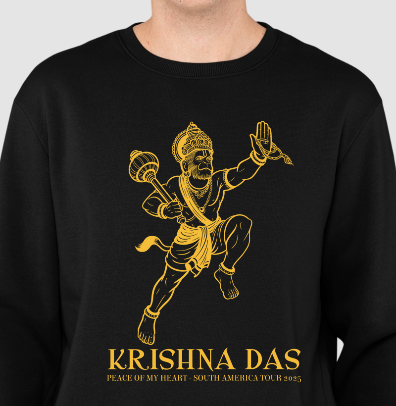 Hanuman Hand - Suéter Moletom - Estampa Amarela